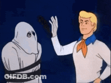 White Hamster In Chef Hat Next To Cutting Board GIF