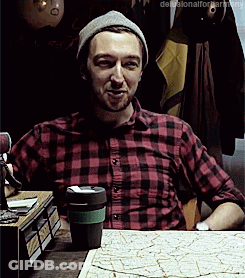 White Hat Man Impressed By A B *** GIF