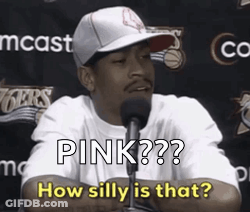 White Hat Man Microphone Pink How Silly Is That GIF