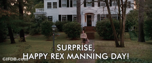 White House With Surprise Happy Rex Manning Day GIF