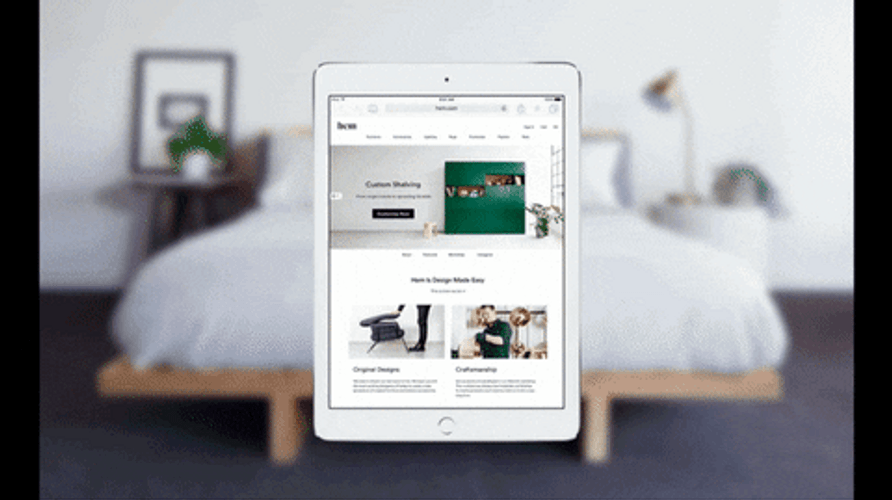 White Ipad Pro For Graphic Design GIF