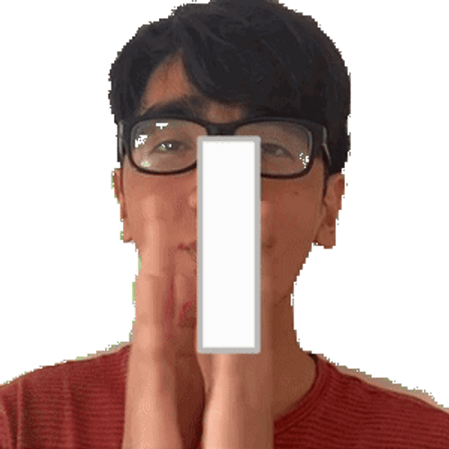White Letter I Bouncing GIF