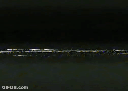 White Lightning Bolt From Ground In Dark Room GIF