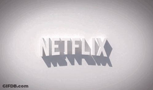 White Netflix Logo GIF