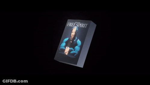 White Object Glowing In The Dark GIF