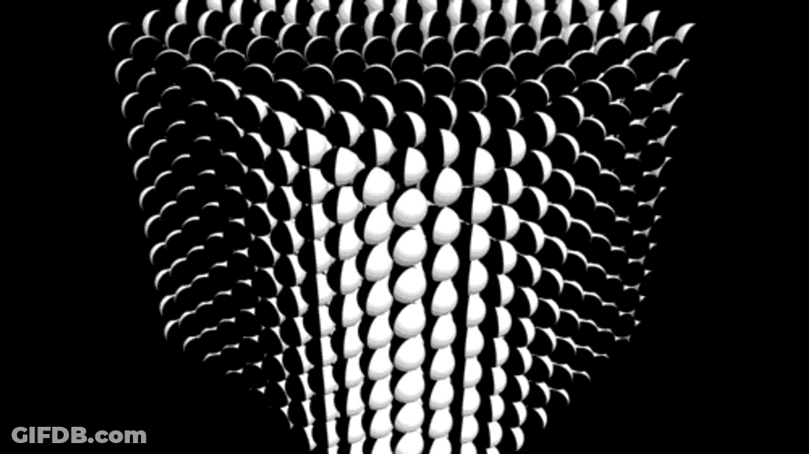 White Optical Illusion GIF