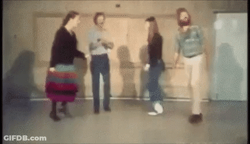 White People Tap Dance GIF