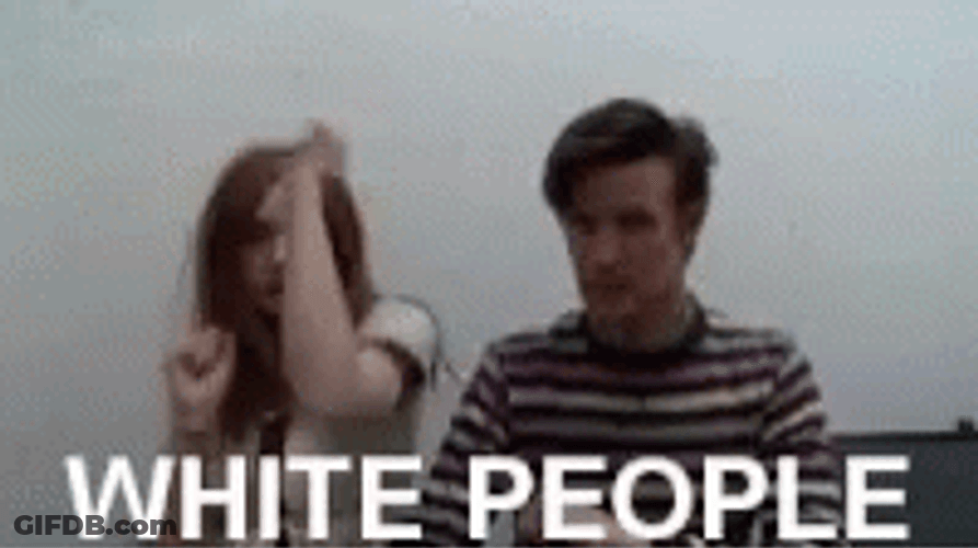 White People Uncool Dance GIF