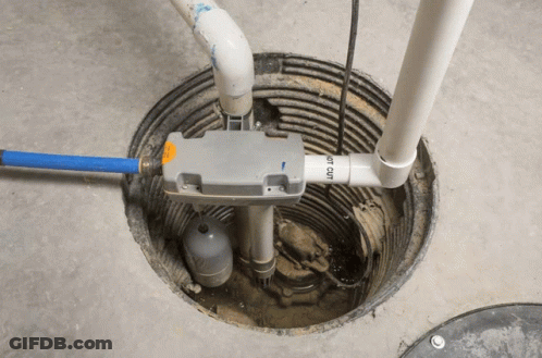 White Pipe Saying Ot Cut In Hole GIF