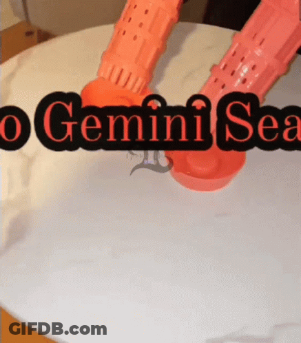 White Plate With Gemini Sea GIF