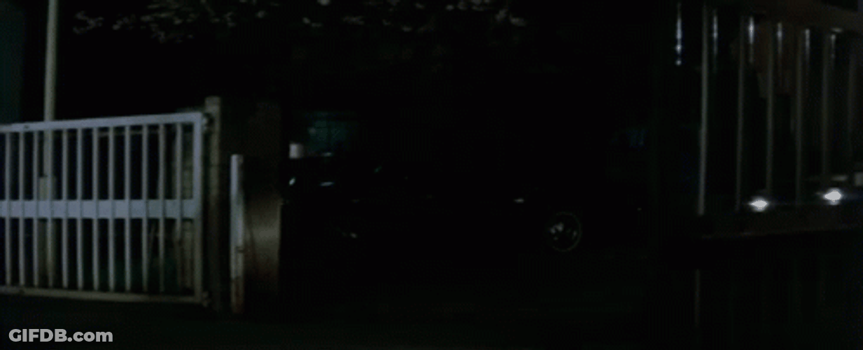 White Police Car On Duty GIF