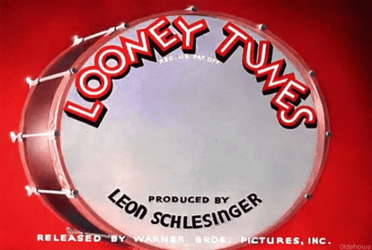 White Porky Pig That's All Folks GIF