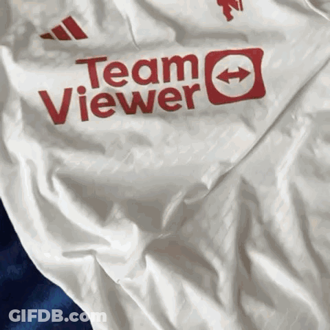 White Shirt Saying Team Viewer GIF