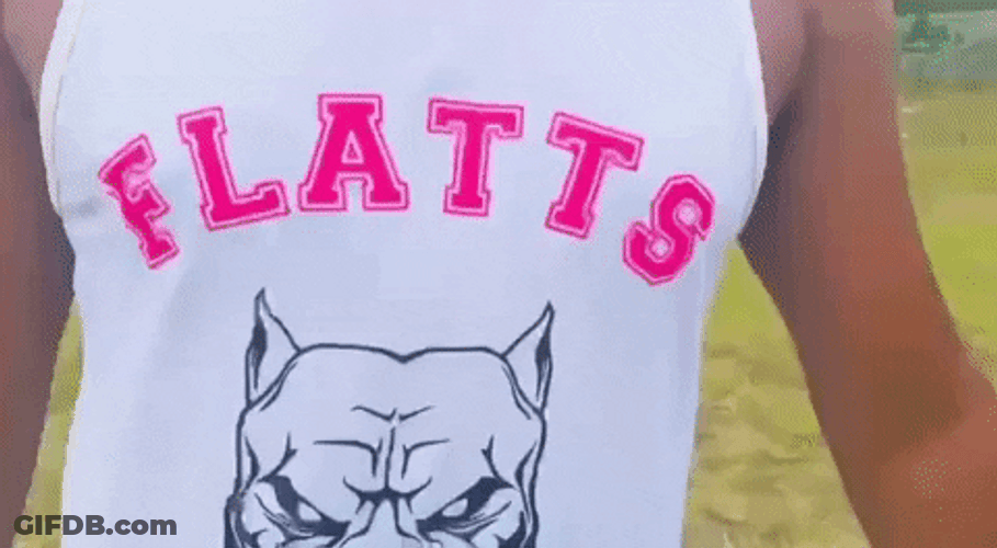 White Shirt With Saucy Dawgs GIF