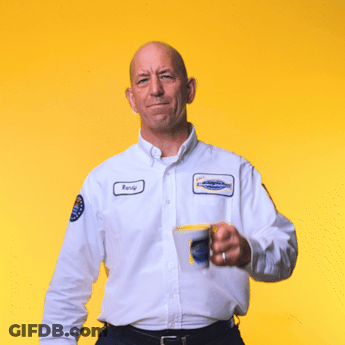 White-Shirted Man Says Hey What's Up Good Morning GIF