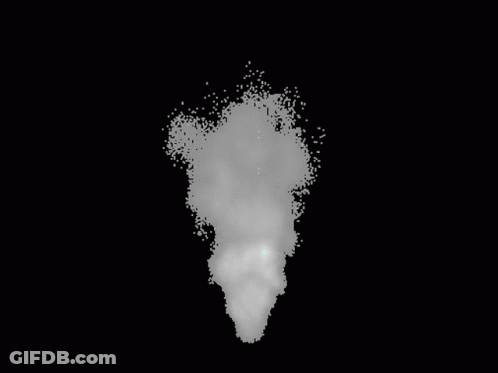 White Smoke From Hole GIF