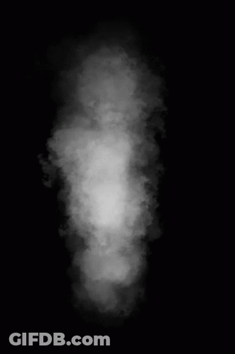 White Smoke From Hole In Ground GIF
