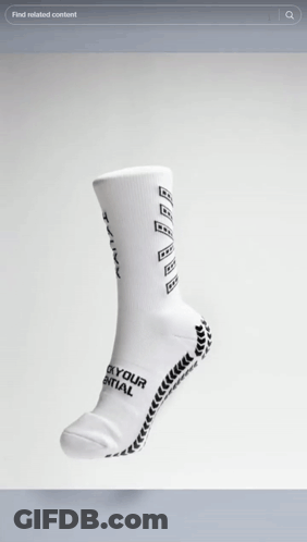 White Socks Saying Do Your Ritual GIF