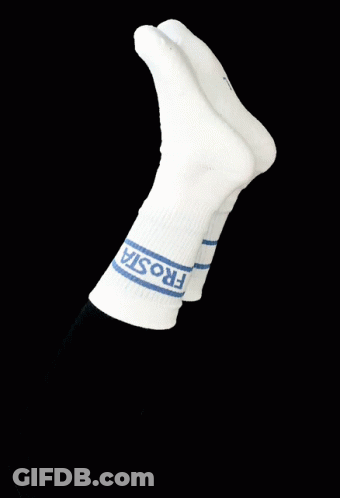 White Socks With Frosta GIF