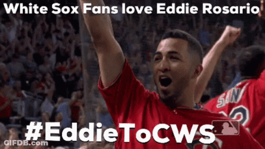 White Sox Fans Love Eddie Rosario GIF