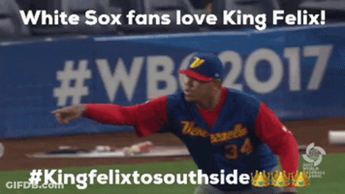 White Sox Fans Love King Felix #Kingfelixtosouthside #Wb2017 GIF