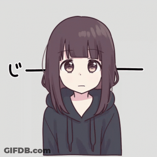 White Spinning Anime Eyes GIF