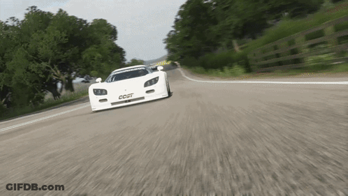 White Sports Car Driving License Plate Cost GIF