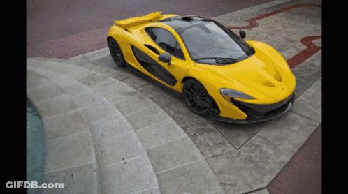White Sports Car In Garage GIF