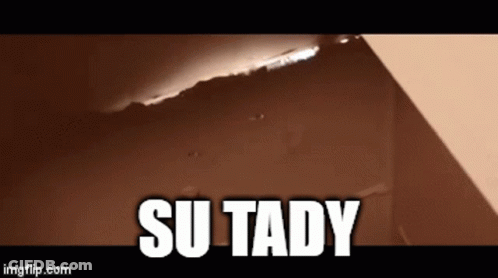 White Su Tady On Brown Background GIF