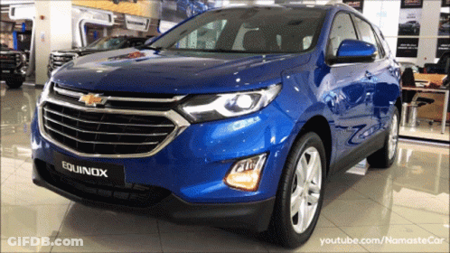White SUV With Suburban On Back GIF