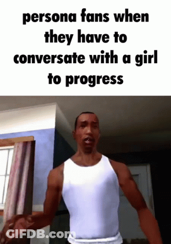 White Tank Top Man Persona Fans Conversate Girl GIF