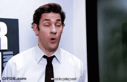 White Tie Man Saying Whats Going On GIF