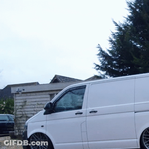 White Van In Every Season GIF