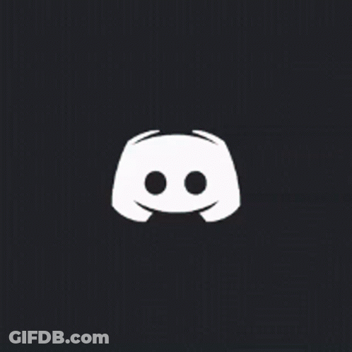 White Yin Yang On Black Background GIF