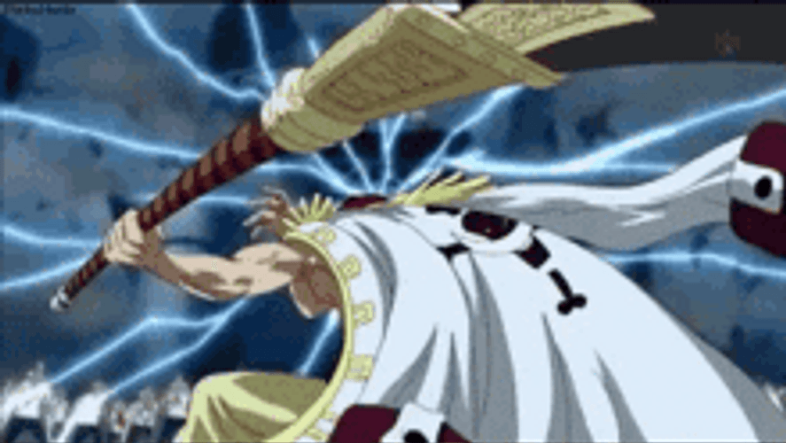 Whitebeard Murakumogiri Supreme Grade Sword GIF