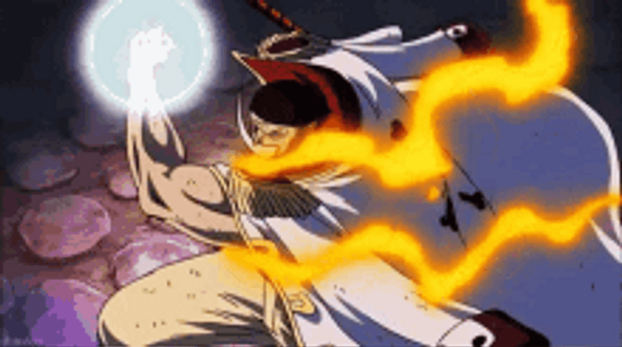 Whitebeard Punch Tremor Power One Piece GIF