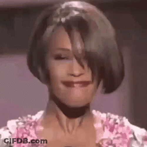 Whitney Houston Head Shake GIF