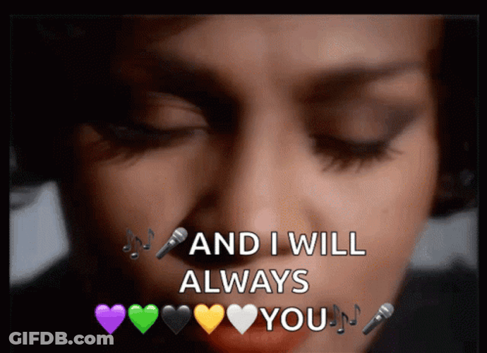 Whitney Houston Incredible Performance GIF