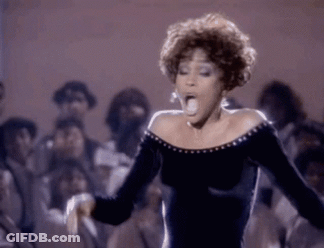 Whitney Houston Melodic Moments GIF