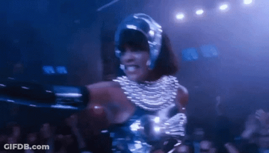 Whitney Houston Performing A Song GIF