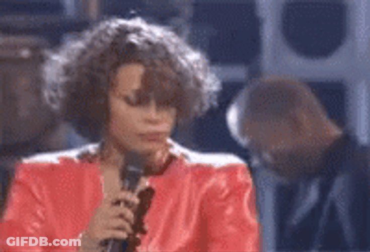 Whitney Houston Powerful Performance GIF