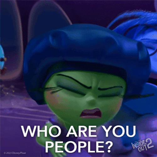 Who Are You People Disgust Inside Out GIF