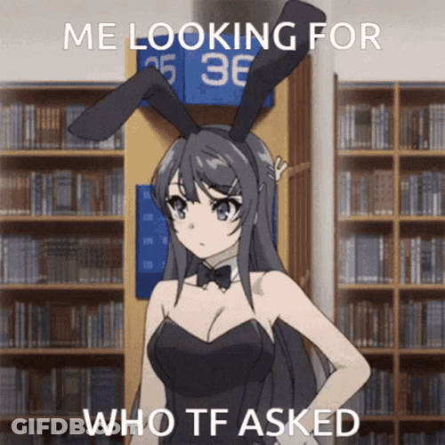 Who Asked That GIF