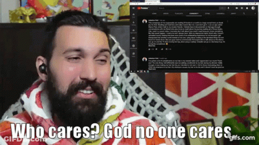 Who Cares GIF