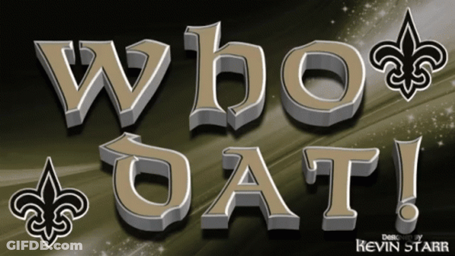 Who Dat Bring Them Down GIF