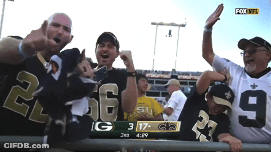 Who Dat New Orleans Fans GIF