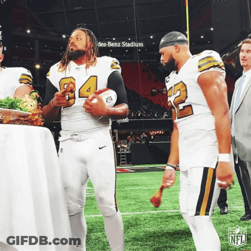 Who Dat Saints Players Buffet GIF