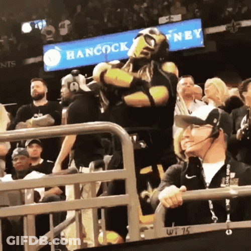 Who Dat Saints Set Mood GIF