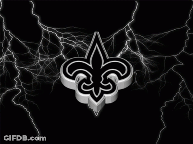 Who Dat Saints Strikes Lightning GIF
