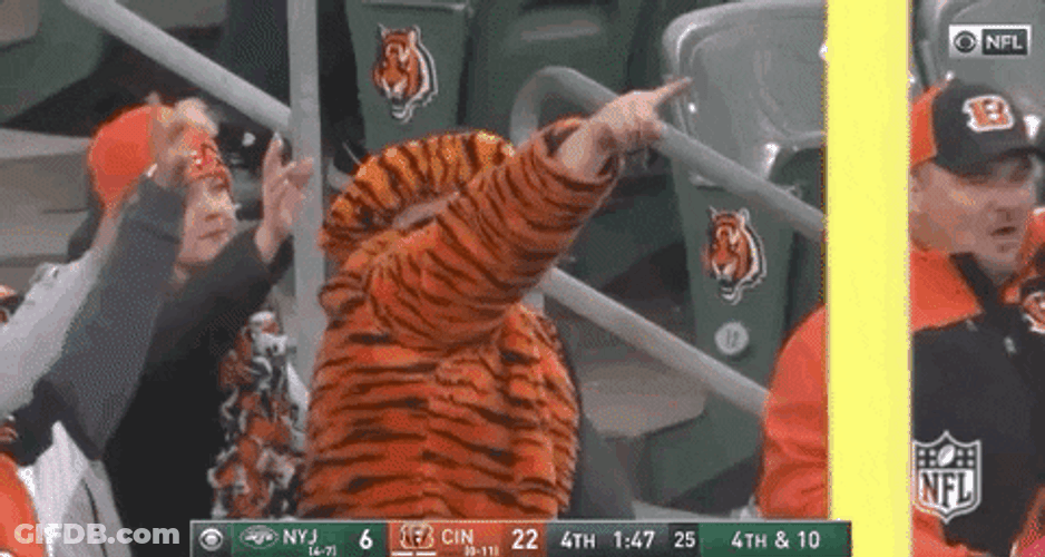 Who Dey Cincinnati Bengals Fan Applauding GIF
